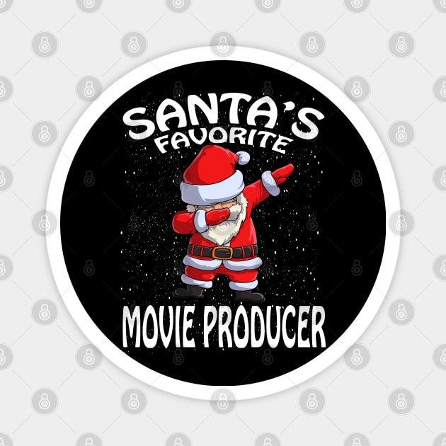 Santas Favorite Movie Producer Christmas Magnet by intelus